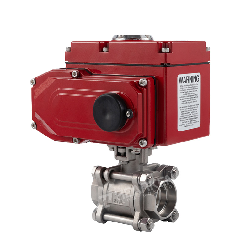 3 Piece Electric Actuated Ball Valve