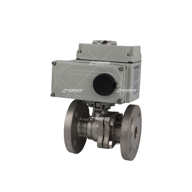 Electric Actuated Flanged Ball Valve (Stainless Steel)