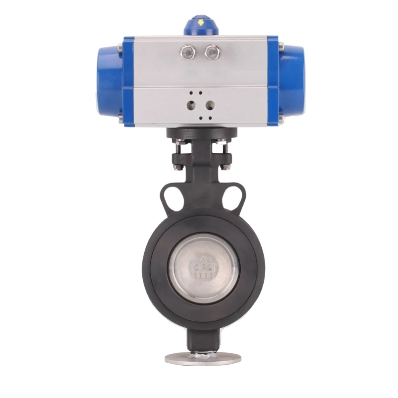 Cast Steel Pneumatic Actuated High Performance Butterfly Valve