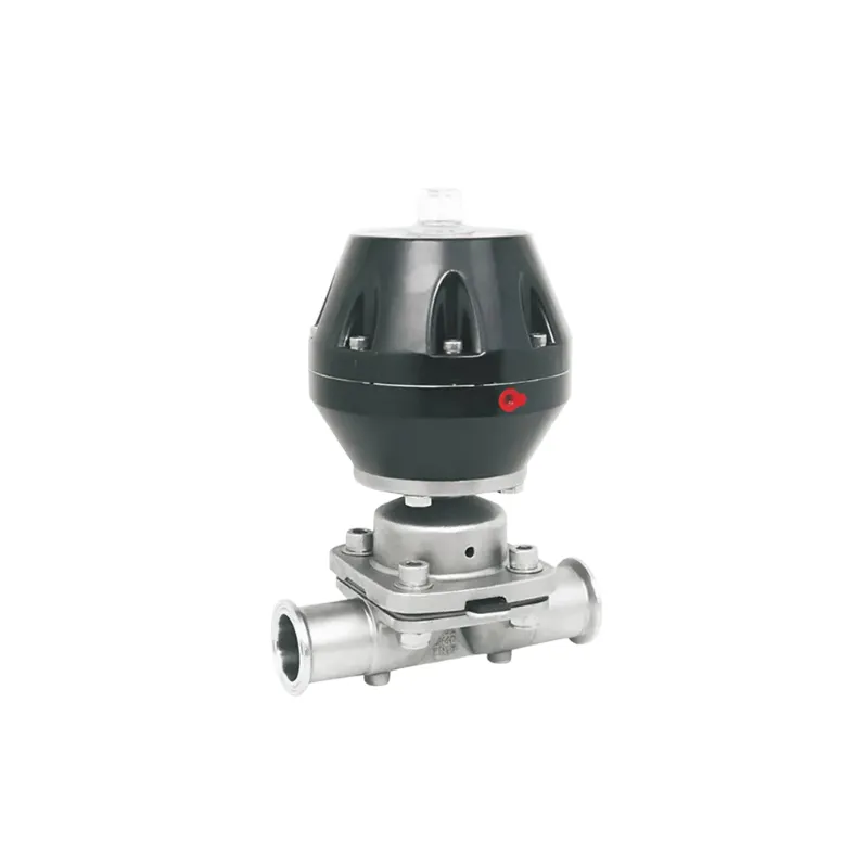 Pneumatic Sanitary Diaphragm Valve with Clamp Ends